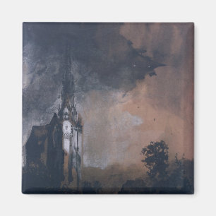 Das Schloss im Mondschein Magnet