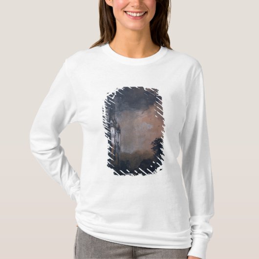 Das Schloss im Mondschein T-Shirt (Vorderseite)