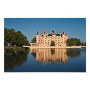 Das Schloss in Schwerin Fotodruck