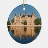 Das Schloss in Schwerin in Deutschland Keramik Ornament (Links)