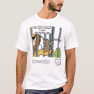 Das Schloss ist verriegelt! Ich habe das perfekte T-Shirt