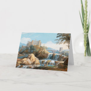 Das Schloss Orsini   Giovanni Battista Busiri Karte