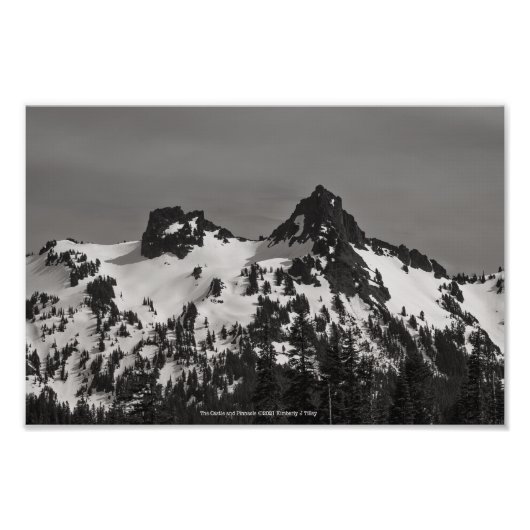 Das Schloss und der Pinnacle Fotodruck (Vorne)