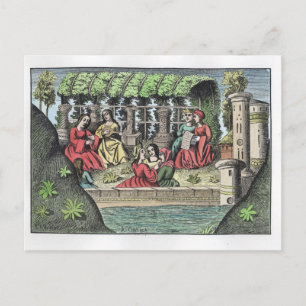 Das Schloss von Alamond und seine Zaubersprüche, a Postkarte
