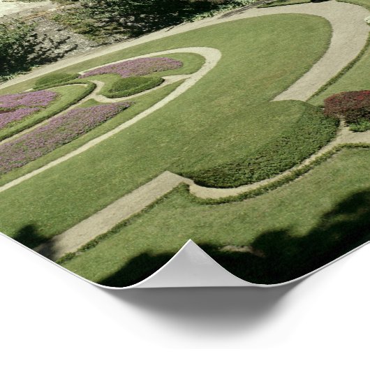 Das Schloss von Angers, fertig gestellt 1238 Poster (Ecke)