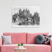 Das Schloss von Combourg Leinwanddruck (Insitu (Wohnzimmer))