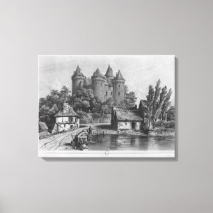 Das Schloss von Combourg Leinwanddruck