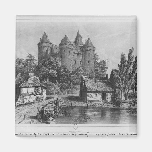 Das Schloss von Combourg Magnet (Vorne)