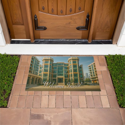 Das Schloss von Crystal Citadel Willkommen Fußmatte (Außenbereich)