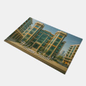 Das Schloss von Crystal Citadel Willkommen Fußmatte (Schrägansicht)