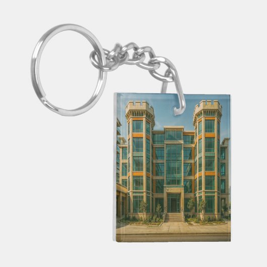 Das Schloss von Crystal Schlüsselanhänger (Vorderseite links)