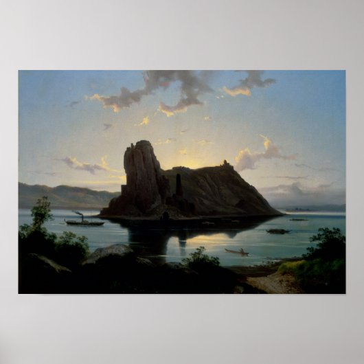 Das Schloss von Deveny, Ungarn Poster (Vorne)