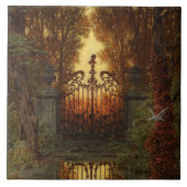 Das Schloss (von Ferdinand Knab) Fliese (Vorderseite)