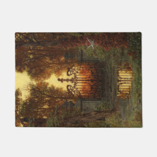 Das Schloss (von Ferdinand Knab) Fußmatte