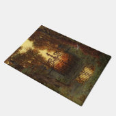 Das Schloss (von Ferdinand Knab) Fußmatte (Schrägansicht)