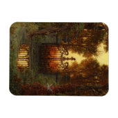 Das Schloss (von Ferdinand Knab) Magnet (Horizontal)