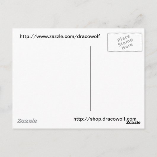 Das Schloss von Jim Thorpe Postkarte (Rückseite)