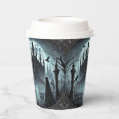 Das Schloss von Sighi Tasse Pappbecher (Rückseite)