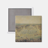 Das Schloss von Versailles und der Platz Magnet (Vorderseite/Rückseite)
