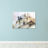 Das Schloss von Vianden, 1871 Leinwanddruck (Insitu (Holzboden))