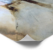 Das Schloss von Vianden, 1871 Poster (Ecke)