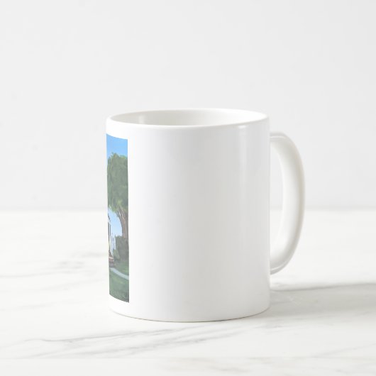 Das Schloss von Zandy Cape Cod Viktorianischer Tri Kaffeetasse (VorderseiteRechts)