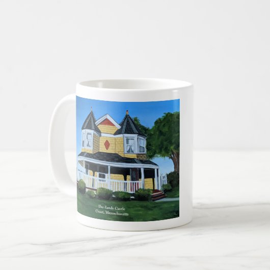 Das Schloss von Zandy Cape Cod Viktorianischer Tri Kaffeetasse (Vorderseite Links)
