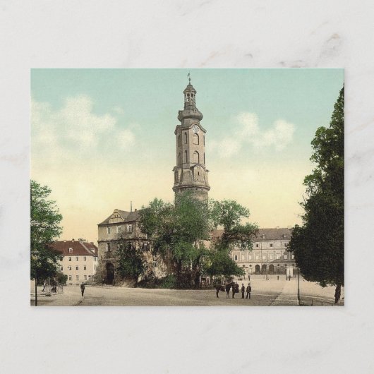Das Schloss, Weimar, Thüringen, Deutschland Postkarte (Vorderseite)