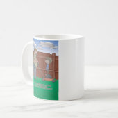 Das Schluckauf-Buch - Tasse - der Nachbar (Vorderseite Links)