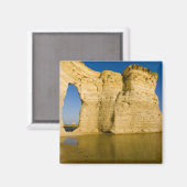 Das Schlüsselloch der Monument Rocks alias Chalk Magnet (Vorderseite/Rückseite)