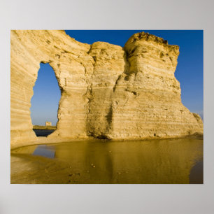 Das Schlüsselloch der Monument Rocks alias Chalk Poster