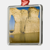 Das Schlüsselloch der Monument Rocks alias Chalk Silbernes Ornament (Links)