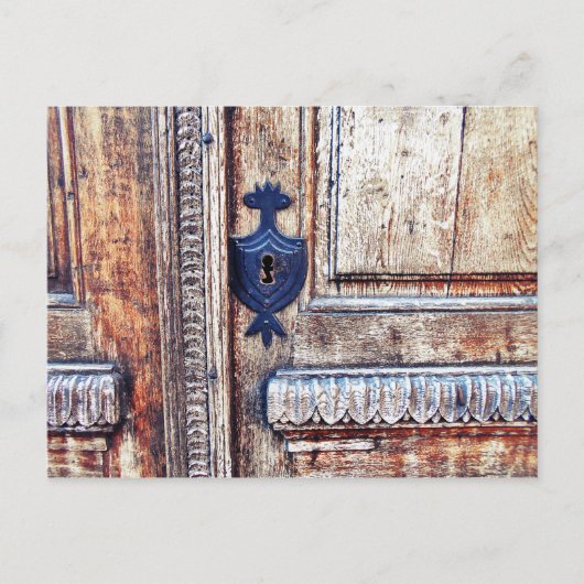 Das Schlüsselloch-Ornament Postkarte (Vorderseite)