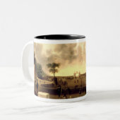 Das schmale Tor zum Himmel Zweifarbige Tasse (Vorderseite Links)