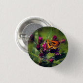 Das Schmetterling des Waldlands Skipper Button (Vorne & Hinten)