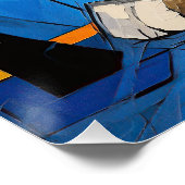 Das Schnauzer Dog Portrait 004 - Sable Gabriel Poster (Ecke)