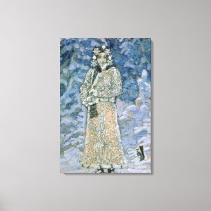 Das Schnee-Mädchen, eine Skizze für die Oper Leinwanddruck