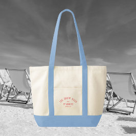 Das Schneebach-Ski-Thema Bachelorette Tote Bag Tragetasche