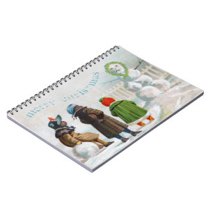 Das Schneemann-Spiral-Fotobuch Notizblock
