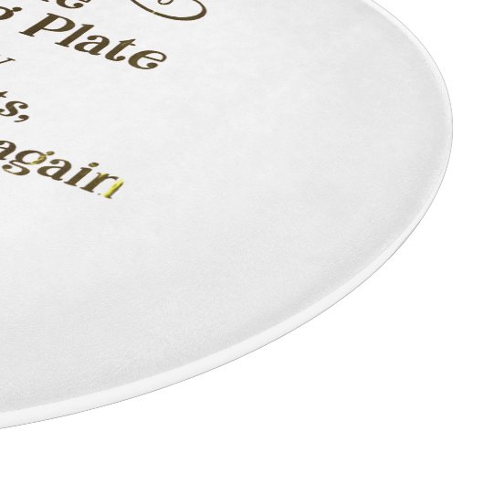 Das Schneidebrett der Platte (Ecke)