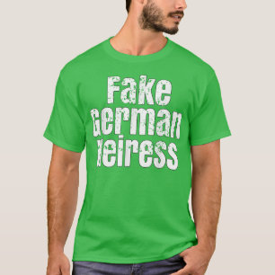 Das schneidende Fake der deutschen Heirat T-Shirt