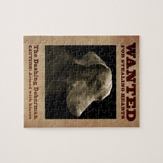 Das schneidige Dobermann-Puzzlespiel Puzzle (Horizontal)