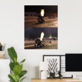 "DAS SCHNELLSTE DRAGRAD AUF DEM PLANET" 250,97 MPH POSTER (Heimbüro)