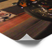 "Das schnellste Motorrad auf dem Planeten" Poster (Ecke)