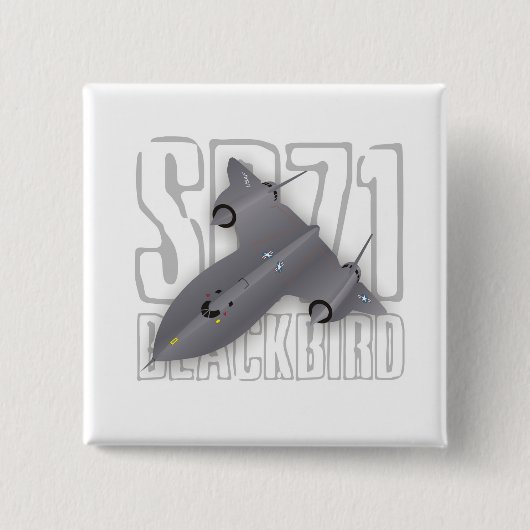 Das schnellste Überschallspions-Flugzeug: Amsel Button (Vorderseite)