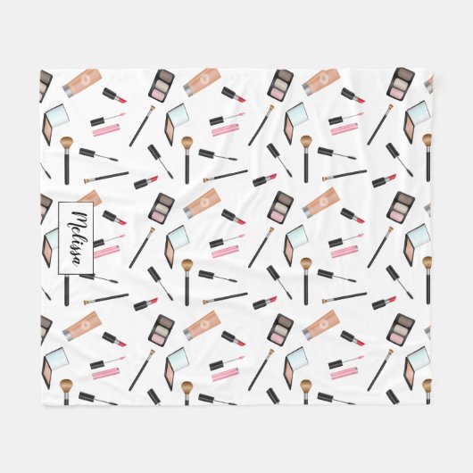 Das Schnittmuster mit Mascara, Lipstick etc. Name Fleecedecke (Vorderseite (Horizontal))
