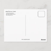 Das Schokoladenmädchen, Kunstmalerei Postkarte (Rückseite)