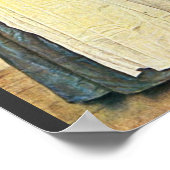 Das Schokoladenmädchen (Miss Baldauf) von Liotard  Poster (Ecke)