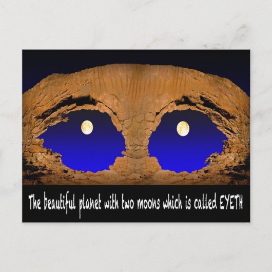 Das schöne Auge -2 Postkarte (Vorderseite)