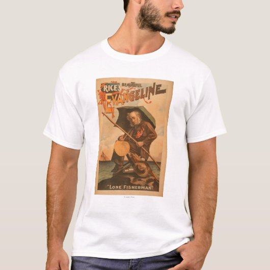 Das schöne Evangeline "einziger Fischer " des T-Shirt (Vorderseite)